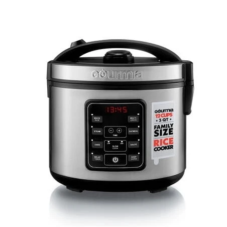 12‑Cup Rice Cooker & Food Steamer – Multi‑Function Kitchen Appliance