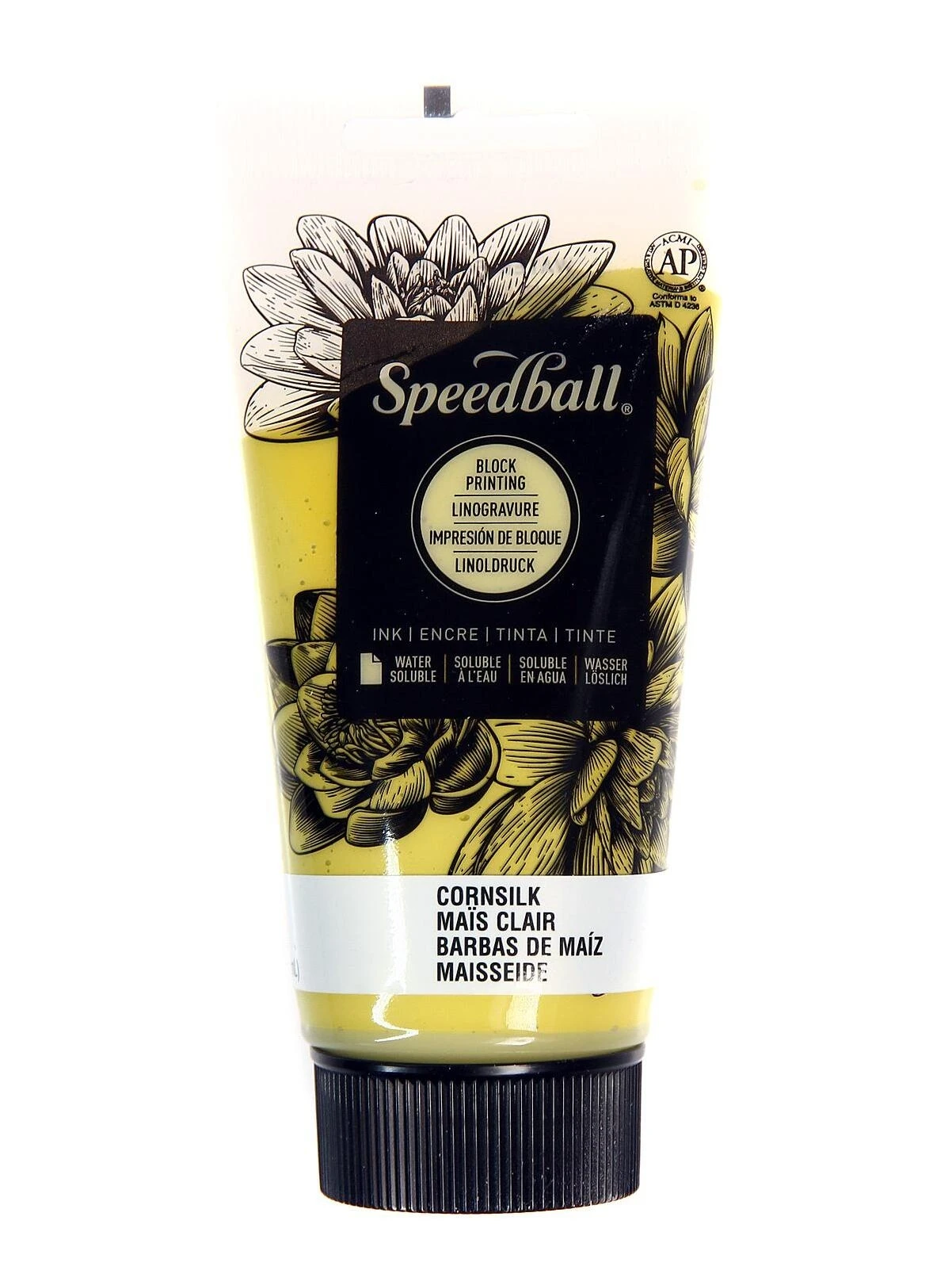 2.5 oz Cornsilk Water‑Soluble Block Print Paper