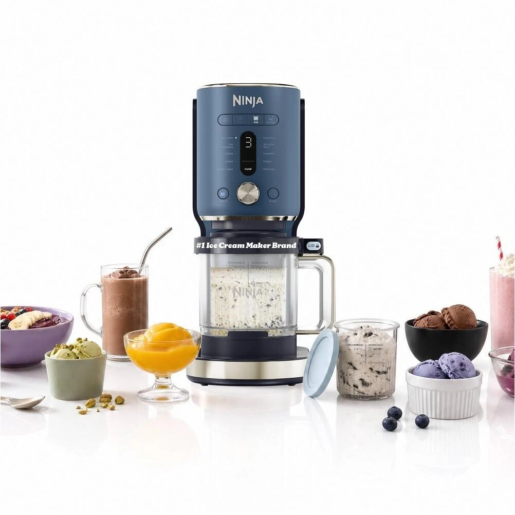 Ninja 0.75‑Quart Compact Ice Cream Maker – Home Frozen Dessert Machine