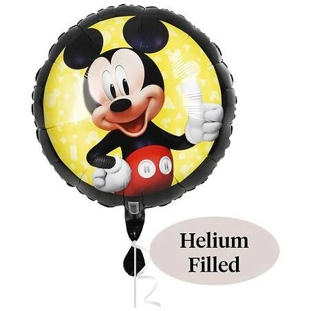 17‑Inch FL Balloon Mickey Mouse Party Inflatable – Vibrant Red & Black