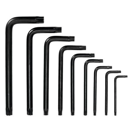 9-Piece Star Shaped Key Set with Long Handle