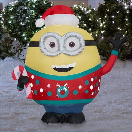 4‑Foot Inflatable Minion Party Decoration – Vibrant & Easy‑Inflate