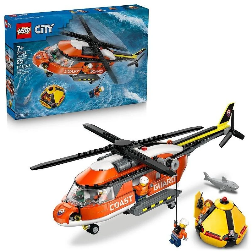 LEGO Coast Guard Rescue Helicopter Building Set – 2024 Edition