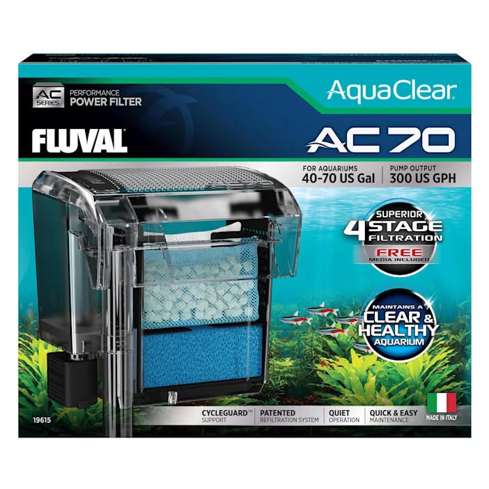 Fluval AC70 Power Filter – High‑Performance Canister Aquarium Filtration System
