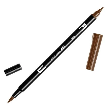 ABT Dual Brush 969 – Chocolate‑Tone Multi‑Surface Cleaning Tool