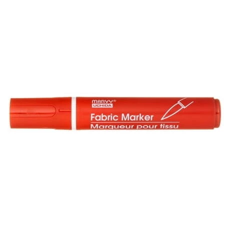 Red Fabric Marker Brush – Precision Applicator for Textile Projects