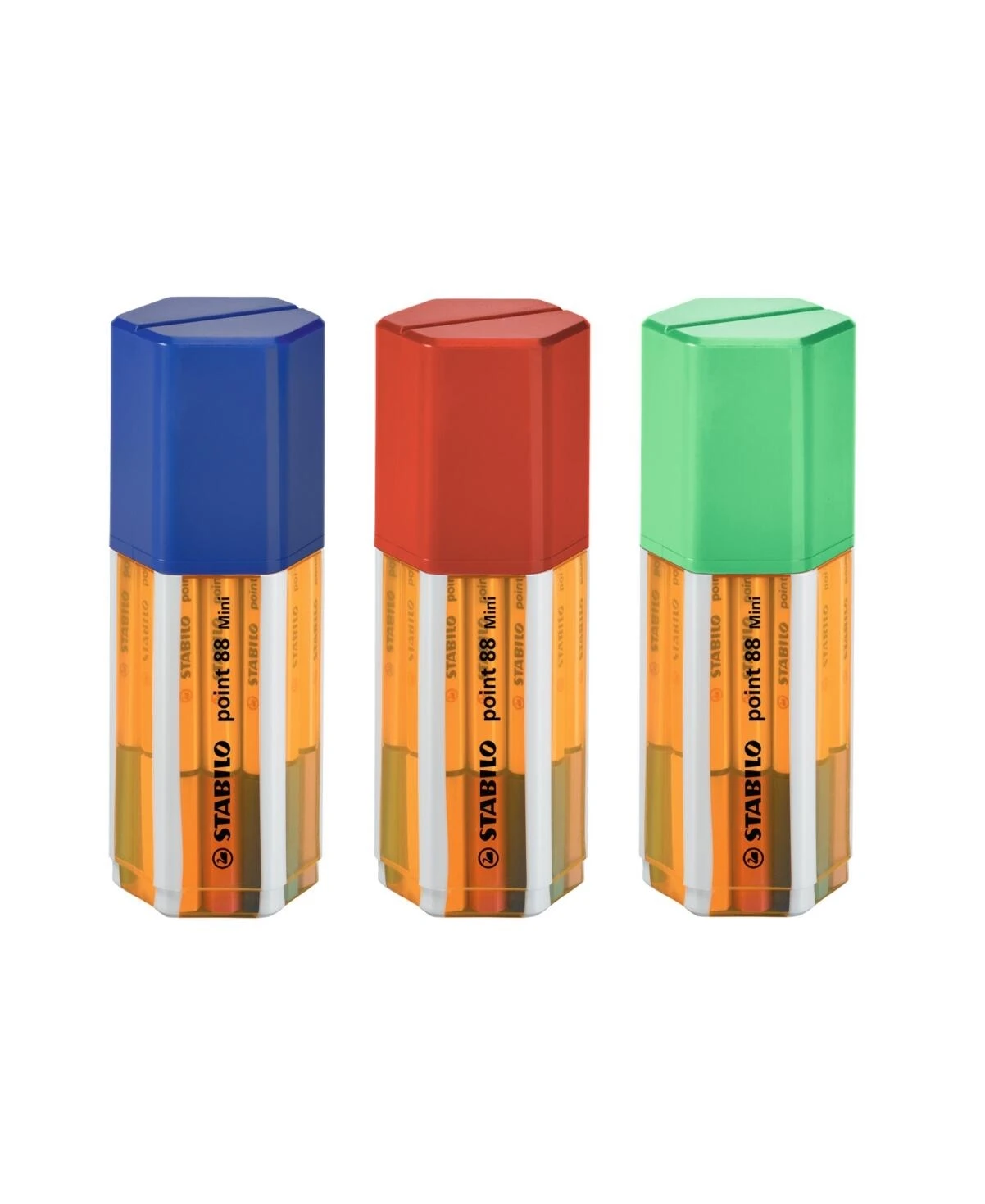 STABILO Point 88 Mini Ballpoint Pen Set – 18 Vibrant Colours in Compact Box