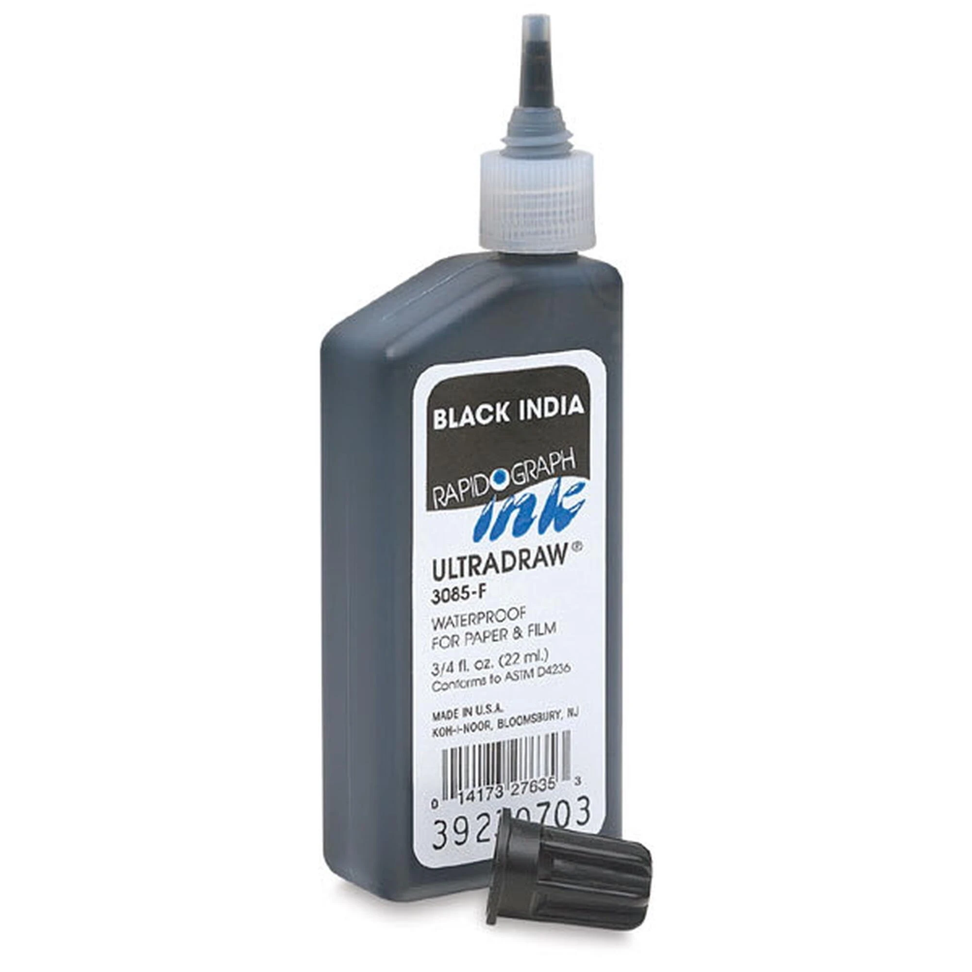 UltraDraw India 22 ml Ink Cartridge – High‑Yield 3/4 oz Black Ink for Laser Printers