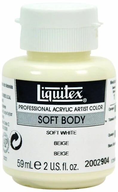 LTX Soft White Nail Polish Concentrate – 2 oz Professional Nail Art Color