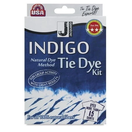 Indigo Tie‑Dye Kit – All‑Natural Deep Blue Fabric Dye Set for DIY Fashion