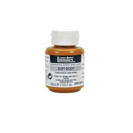 LTX Acrylic Paint – 2 oz Transparent Raw Sienna in Jar