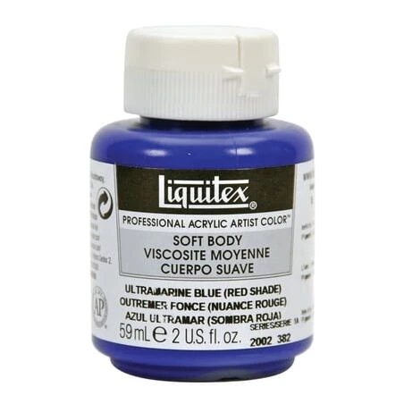 LTX SB Ultra Blue Acrylic Paint – 2 oz Tube for Model & Hobby Artists
