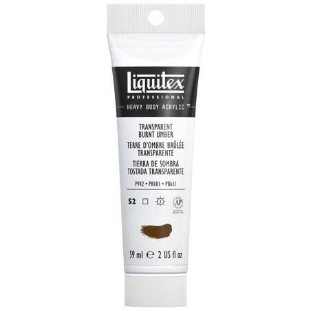 LTX 2 oz Transparent Umber Acrylic Paint – Artist‑Grade Color