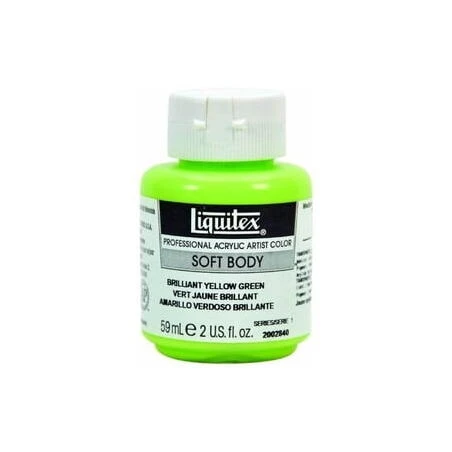 LTX Professional 2‑oz Acrylic Nail Paint – Brilliant Yellow‑Green (Jade)