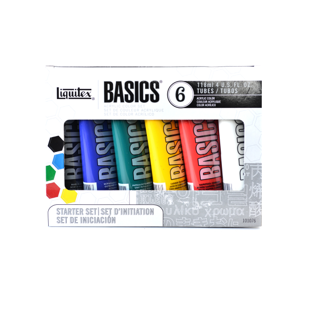 LTX Basics Acrylic Nail Liquid – 6‑Tube Professional Set, 4 oz Each