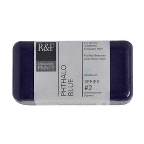 Phthalo Blue Encaustic Paint – 40 ml Tube by R&F