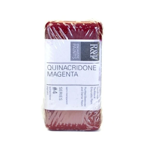 R&F Quinacridone Magenta Encaustic Paint – 40 ml