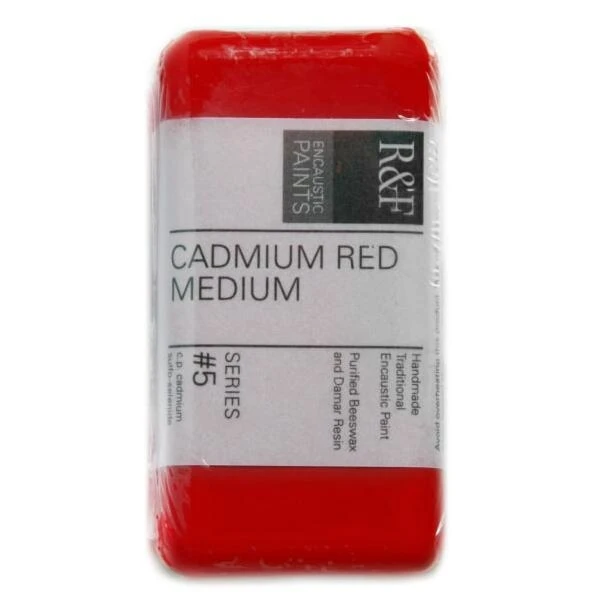 R&F Professional Cadmium Red Encaustic Paint – 40 ml (MED)