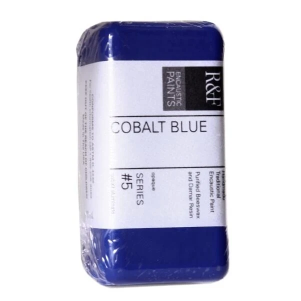 Cobalt Blue Encaustic Wax Paint – 40 ml Tube – R&F Professional Art Supply