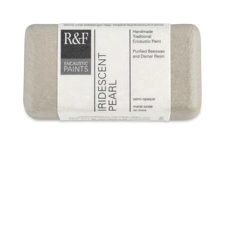 R&F Irid Pearl Encaustic Paint – 40 ml Professional Wax Medium