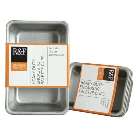 R&F Large Makeup Palette Cups – 3‑Piece Professional Set