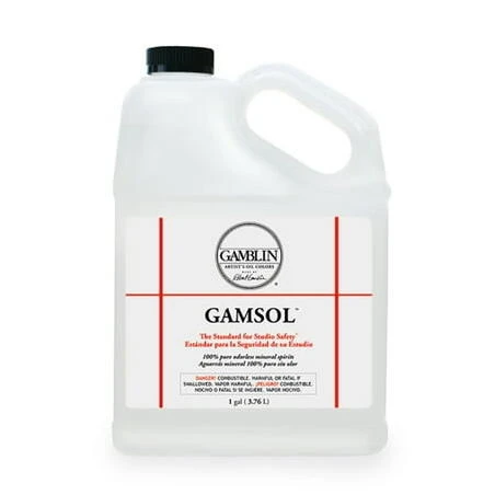 Gamsol Odorless Mineral Spirits – 128 oz Professional Paint Thinner