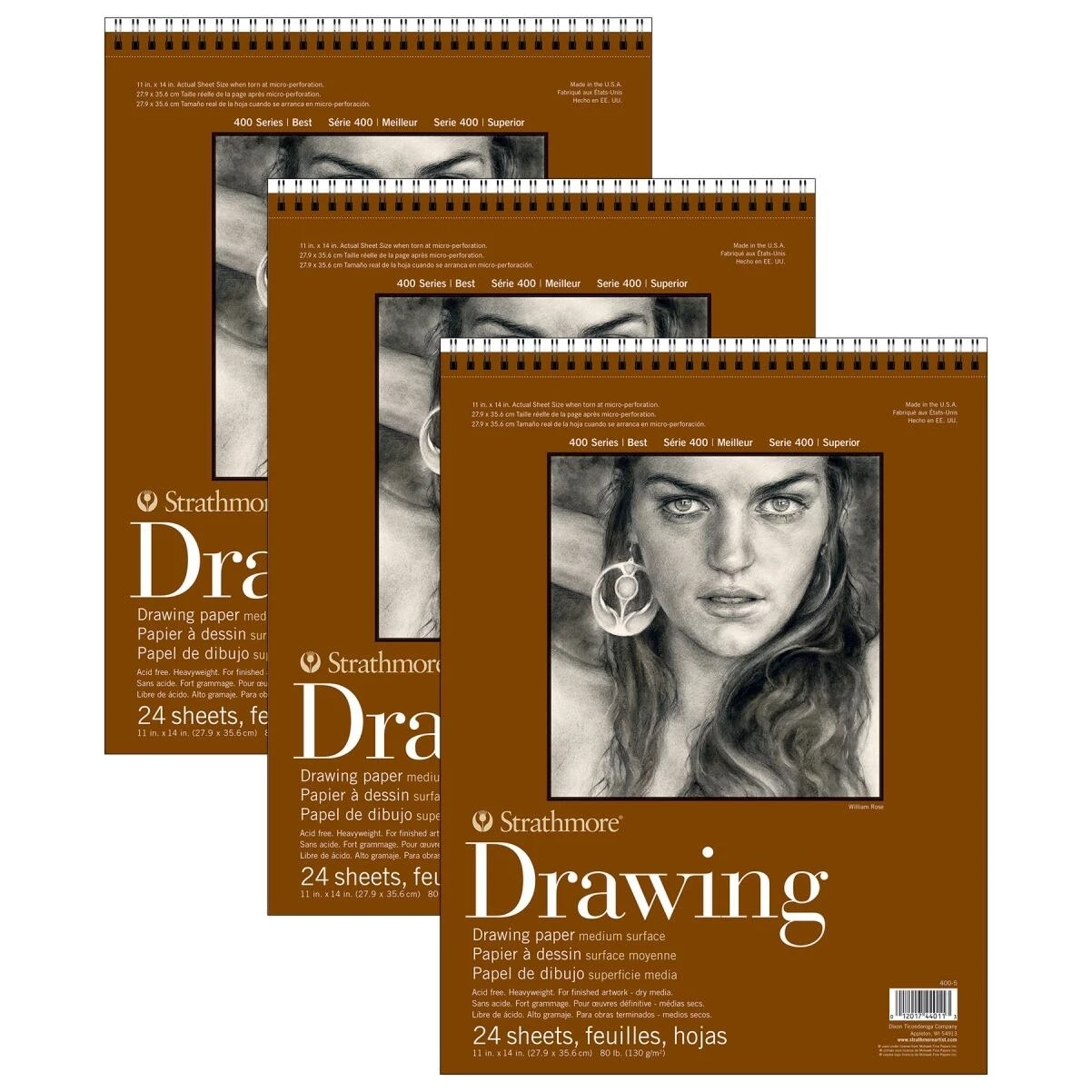 Strath Draw LightWeight 400 – 24‑Sheet 11×14 Sketch Pad
