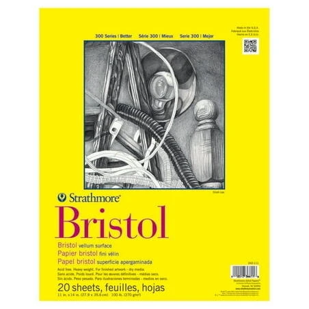 Strath Bristol 300 Vellum Sketch Pad – 11×14" Premium Heavyweight Drawing Paper
