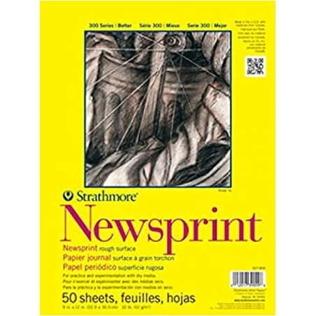 Strath Premium 300 gsm Newsprint Roll – 24" x 36" (RGH)
