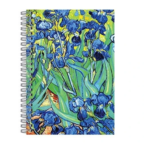 Van Gogh Wire‑O Journal – Premium Art Sketchbook