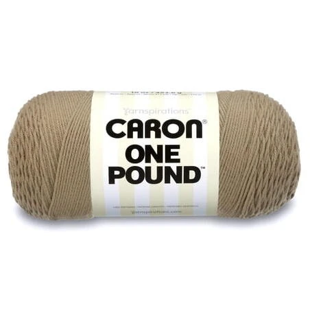 Natura Taupe 1‑lb Natural Yarn – Soft Eco‑Friendly Fiber for Knitting & Crochet