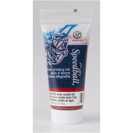 Block Ink Water‑Soluble Light Red – 1.25 oz (35 ml)