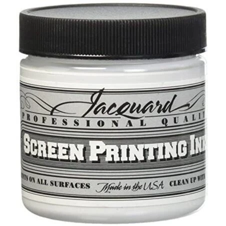 Professional Opaque White Screen Printing Ink – 4 oz