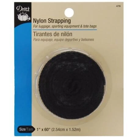 Heavy‑Duty 1‑Inch Nylon Strapping – 60‑Foot Roll for Secure Packaging