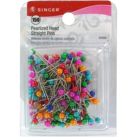 150‑Count Pearl Head Sewing Pins – Sharp, Rust‑Resistant Craft Essentials