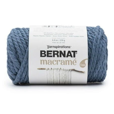Denim Macrame Yarn – BERNAT Premium Craft Thread