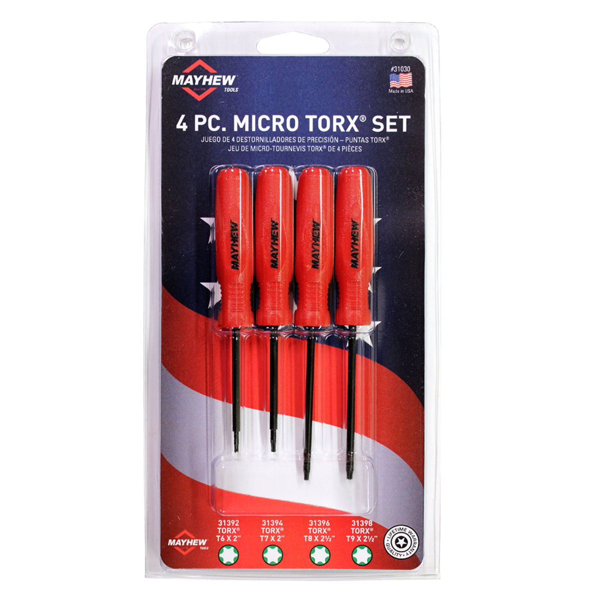 4‑Piece Nylon‑Handled Torx Screwdriver Set – Precision DIY Tool Kit