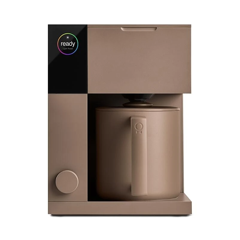 Programmable 1.5L Brown Coffee Maker – Compact Kitchen Espresso Machine