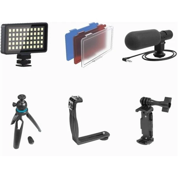 Bower Smart Photo Vlogger Kit – Portable Mobile Video Studio for Content Creators