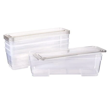 3‑Pack Small Art Storage Bins with Secure Lids – Compact Craft Organizer