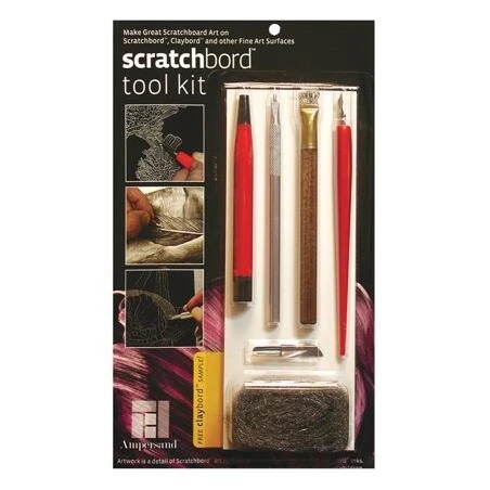 Amper Premium Scratchboard Tool Kit – Complete Set for Precise Creative Drawing