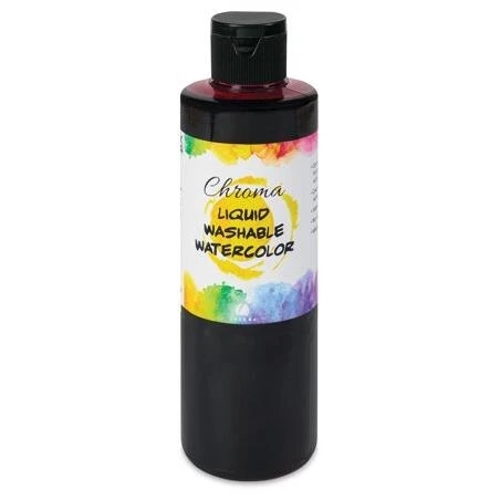 Vibrant Fuchsia 8 oz Chroma Liquid Watercolor Paint – Artist‑Grade Pigment