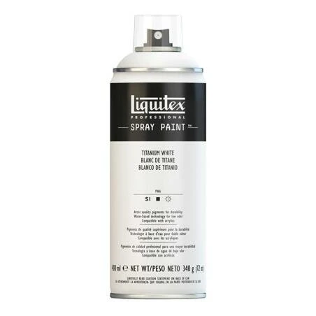 LQTX Titanium White Spray Paint – Professional Art Finish