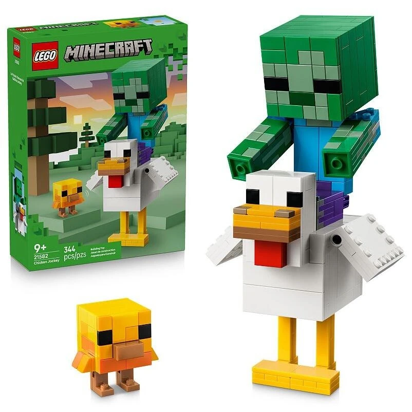 LEGO Chicken Jockey Building Set – Playful Horse & Chicken Figure