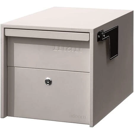 Heavy-Duty Locking Mailbox Post Mount Stand – Secure Outdoor Mailbox Support