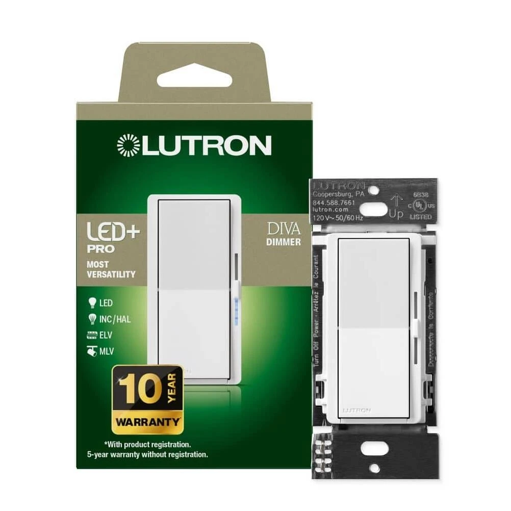 150W Rocker Dimmer Switch – Smooth Light Control for LED & Incandescent