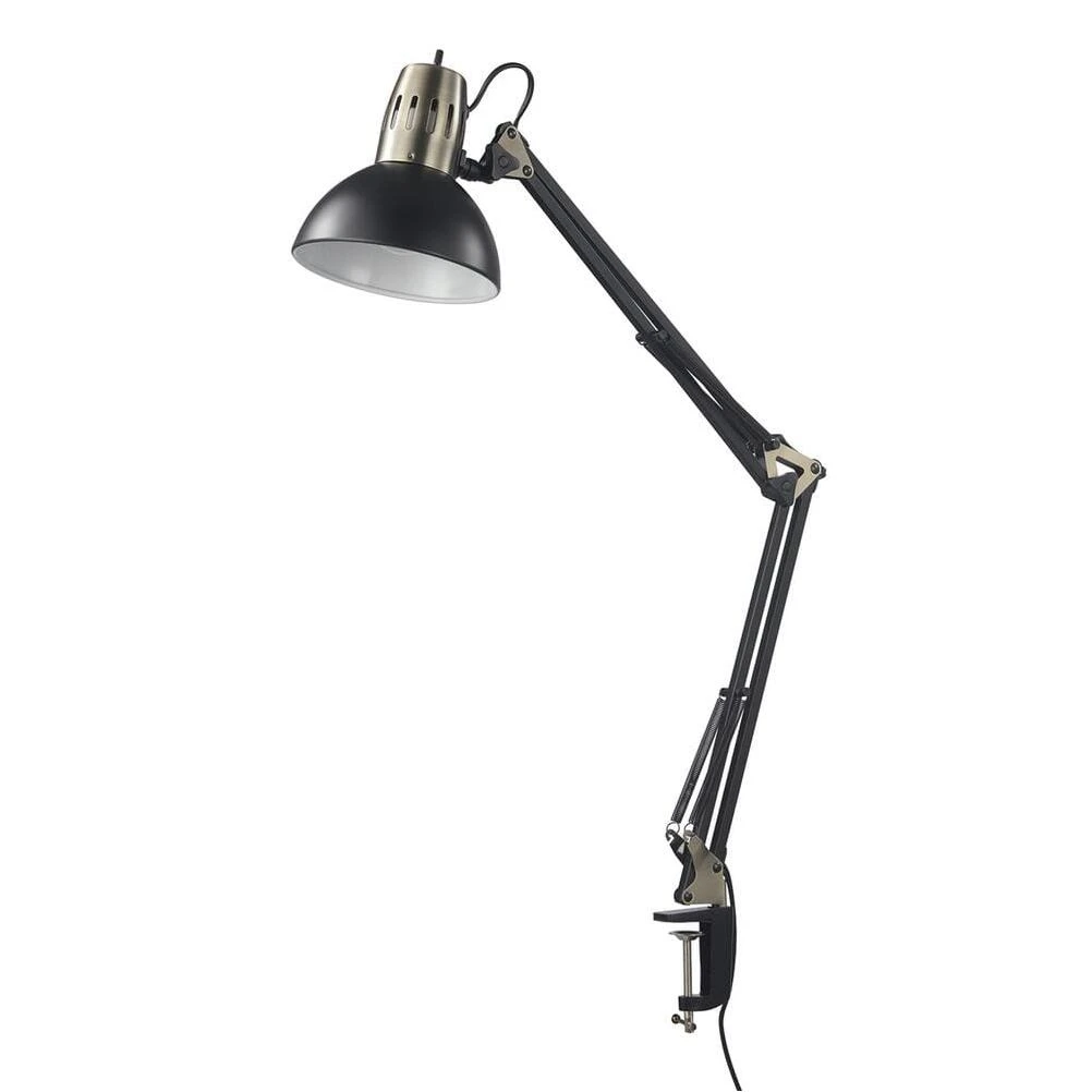 32‑Inch Black LED Desk Lamp – Adjustable Modern Lighting for Home Office