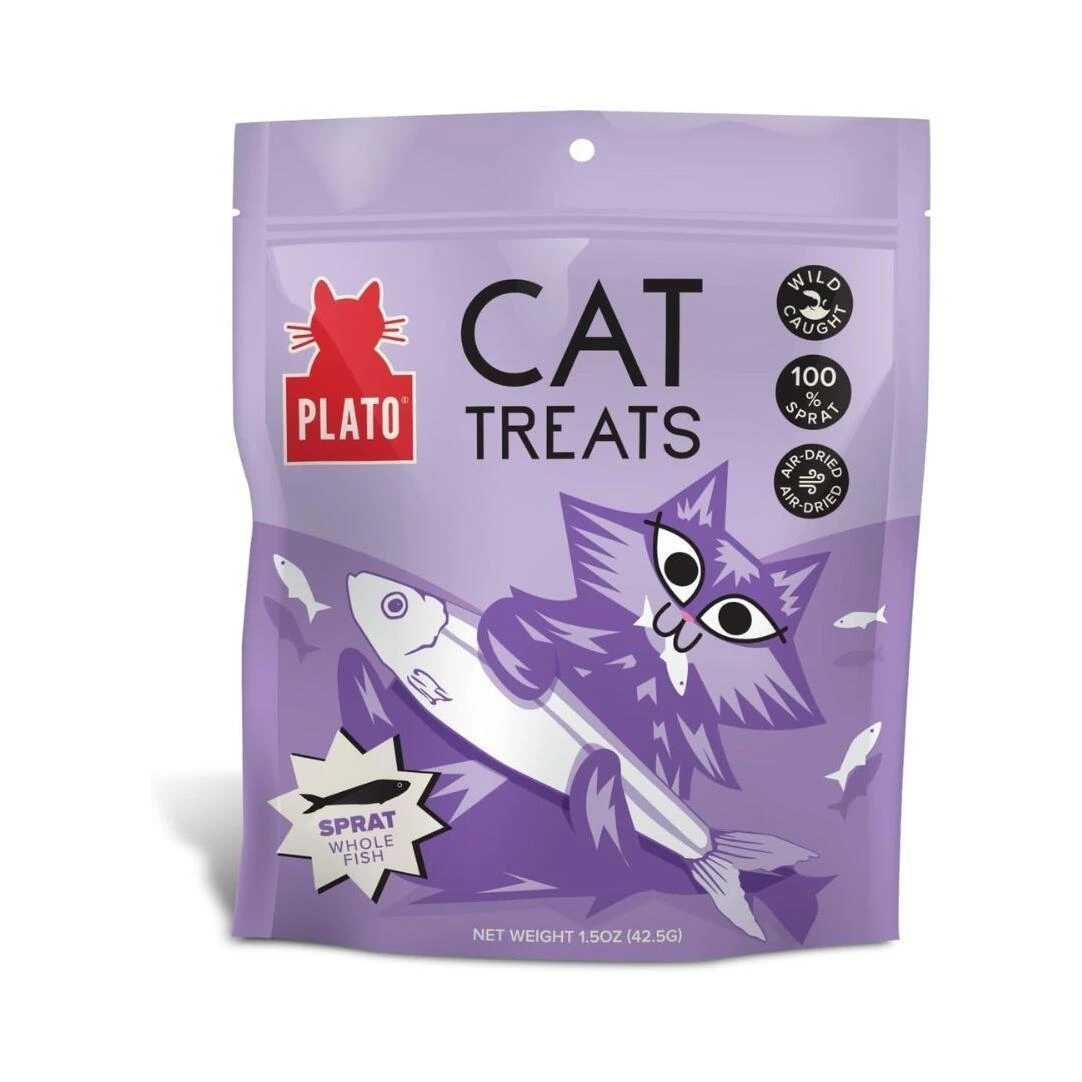 Plato Baltic Sprat Cat Treat – Premium Fish Snack for Cats