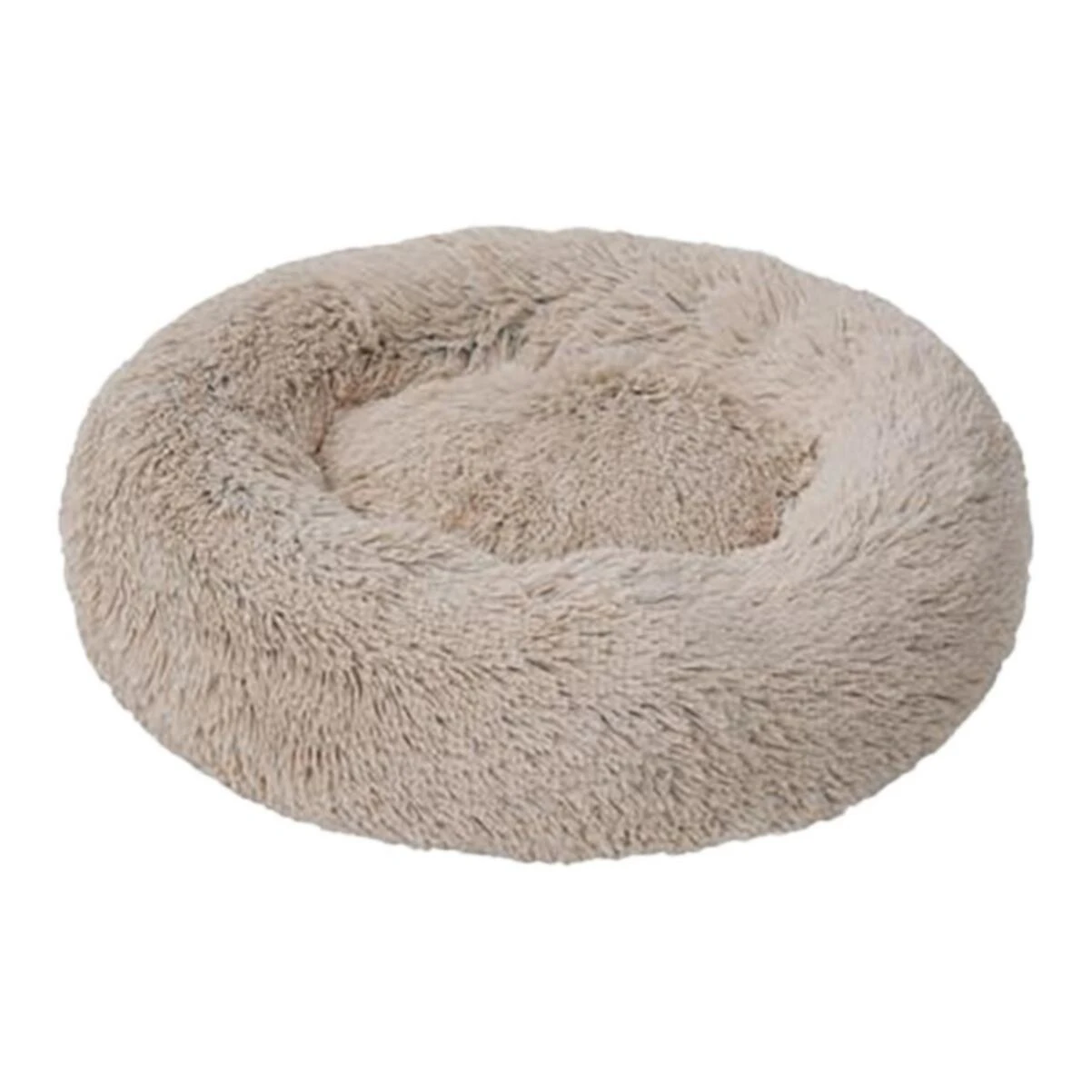 Khaki Medium Tall Tails Cuddle Bed – Elevated Cozy Pet Rest