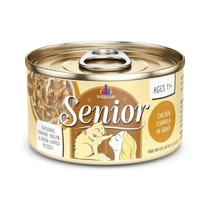 Weruva Senior Chicken Wet Cat Food – 3 oz Nutrient‑Rich Meal for Older Cats